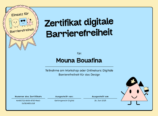 Gehirngerecht Digital – Alles über digitale Barrierefreiheit — Kundenfoto