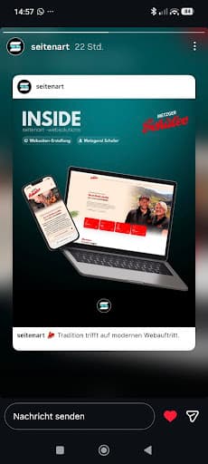 seitenart - websolutions OHG — Kundenfoto
